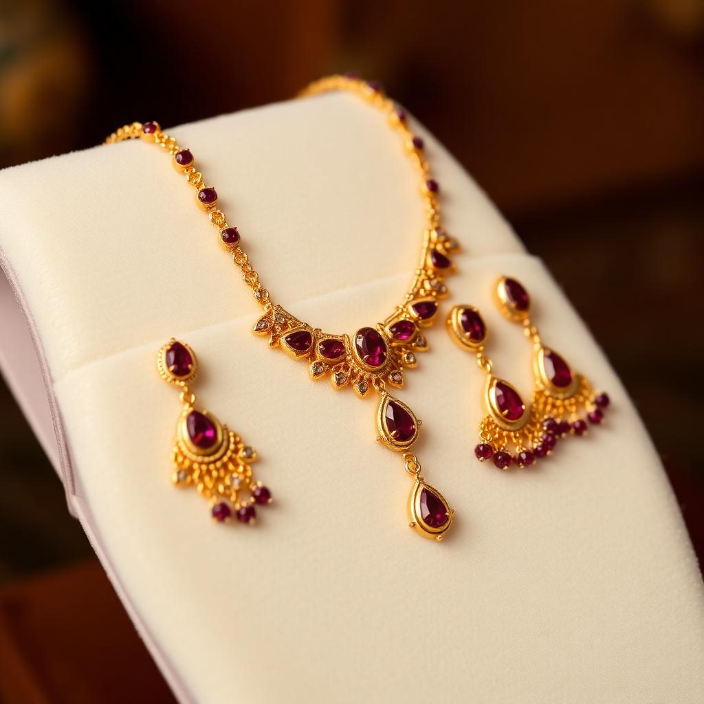 Temple Necklace Set