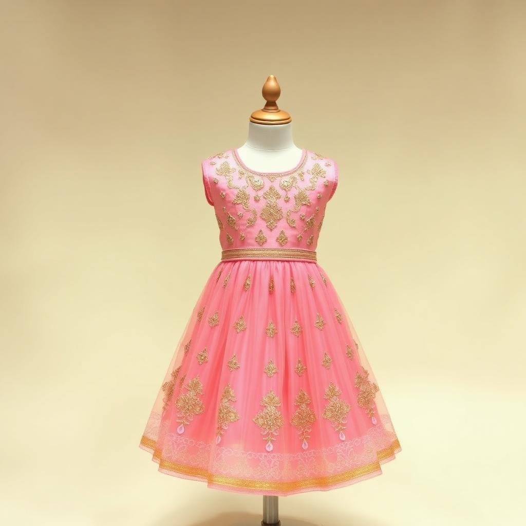 Pink Lehenga Choli (Kids)