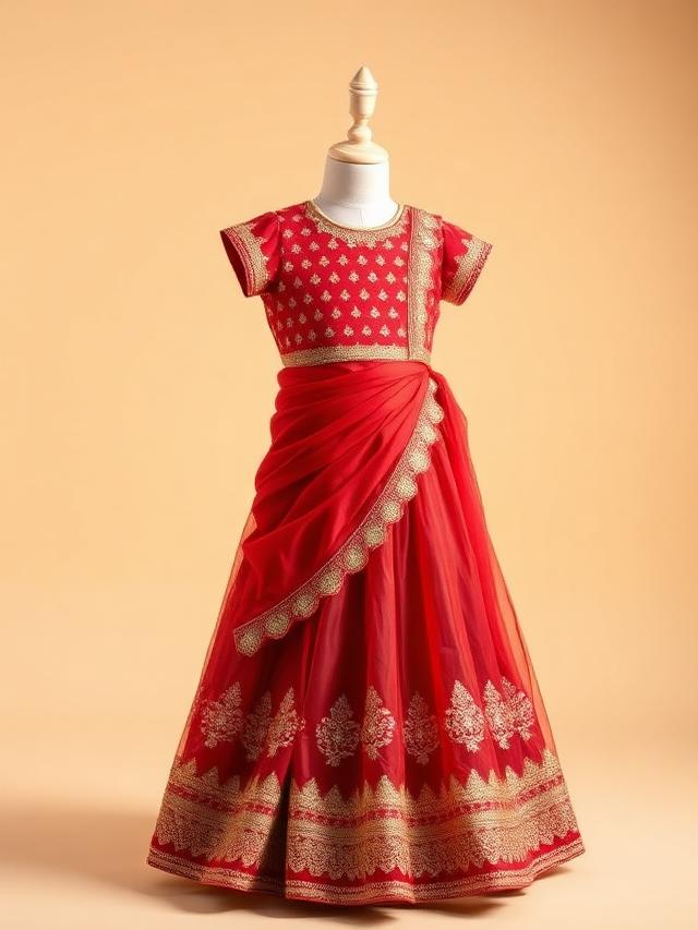 Ruby Lehenga Set (Girls)