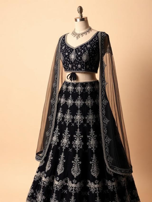 Onyx Cocktail Lehenga